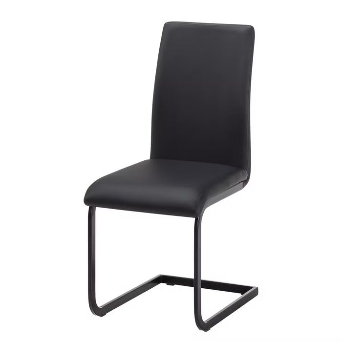 Krzesła czarne metal 2szt