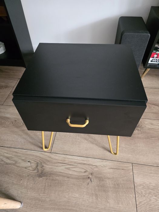 Szafka nocna  zlote nogi