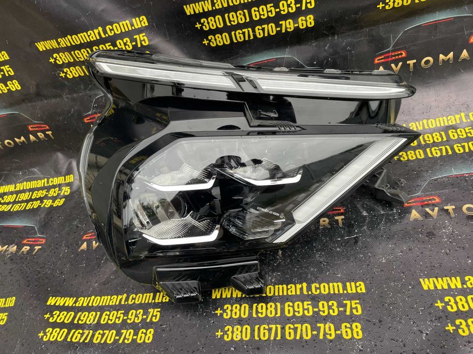 Фара передня права Citroen C4 Led фара правая Citroen C4 9830649280