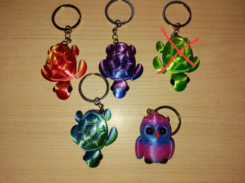 Брелки 3Д игрушки