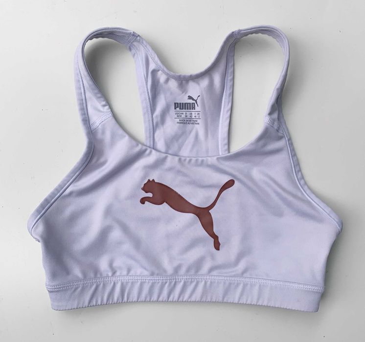 Biustonosz Top Sportowy Puma Szary M 38 Stanik