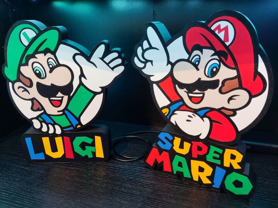 Candeeiro led Super Mário  e Luigi