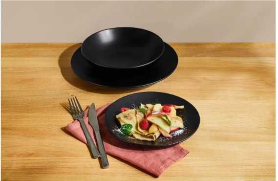 Zestaw talerzy obiadowych 12 szt Serwis obiadowy Zastawa dla 4 osób