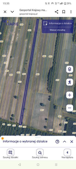 Sprzedam 2 działki rolne 1.75h ektara