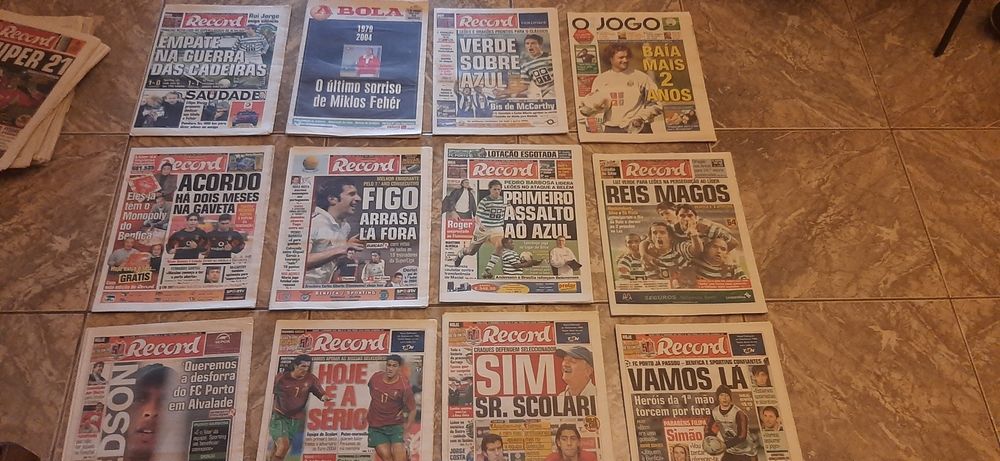 Jornais desportivos antigos