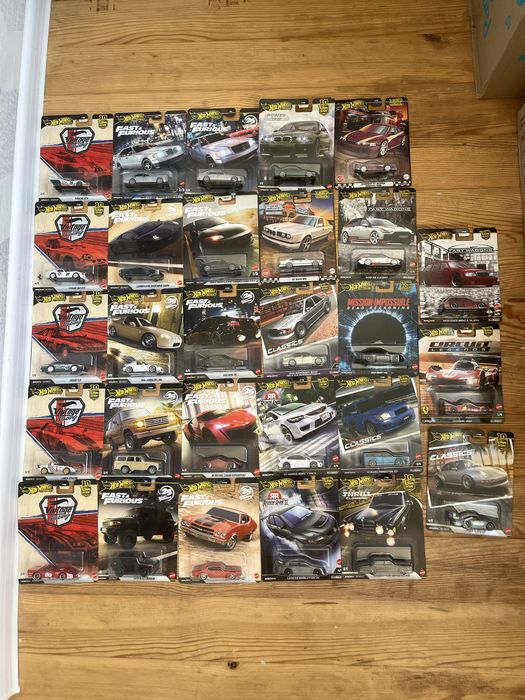 Моделі hot wheels premium car culture fast and furious