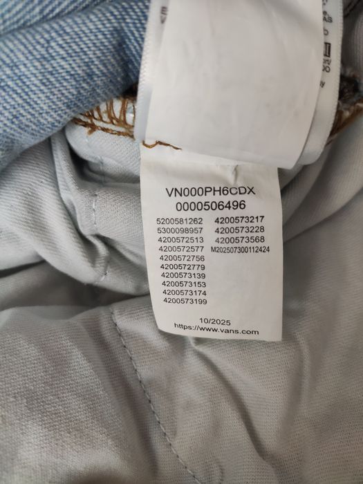 Vans Check-5 Loose Denim Pants, 36-32, VN000PH6CDX