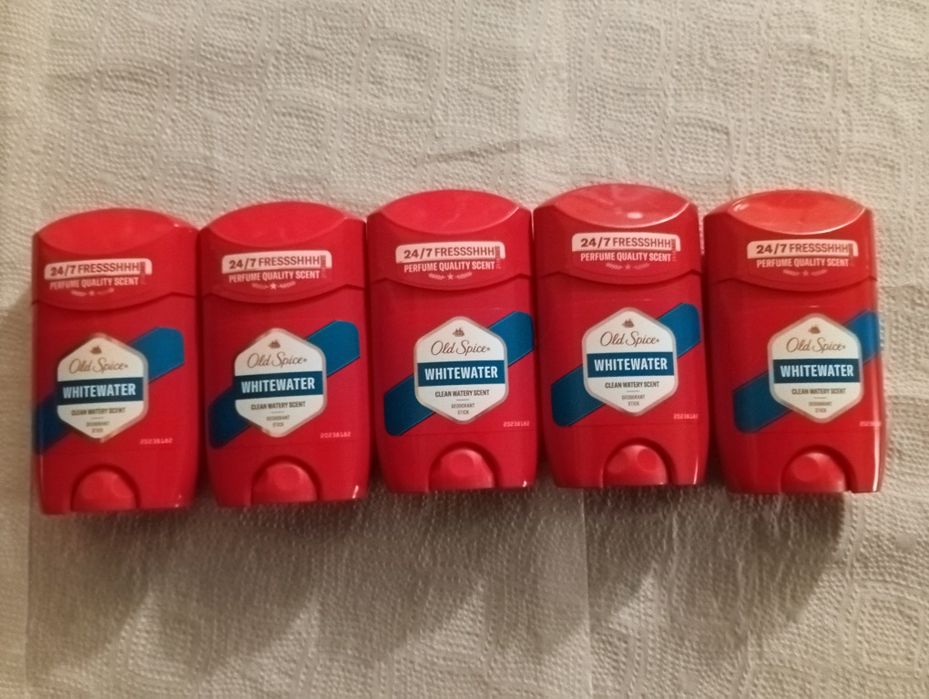 Old Spice Whitewater Dezodorant w sztyfcie dla mężczyzn 50ml. 5 szt.