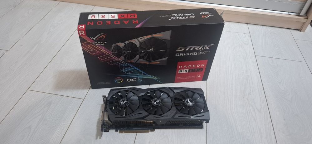 Asus rog strix rx 580 8gb шикарний стан
