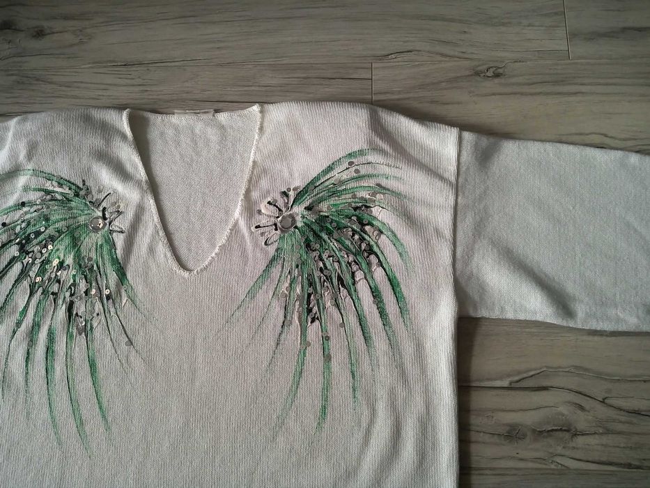 Bawełniany sweter vintage