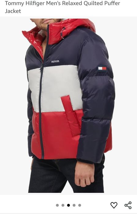 Куртка пуховик Tommy Hilfiger Размер L ОРИГИНАЛ Томми Хилфигер