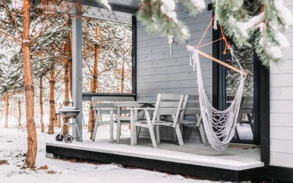 Domek domki sauna kominek kajaki nad rzeką Wkra