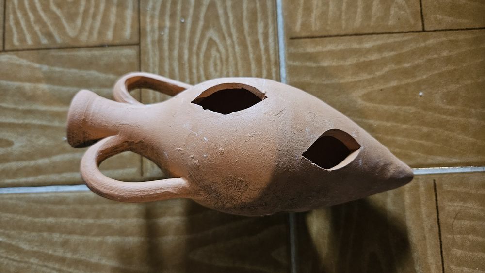 Jarra de Barro para decoração de Aquário