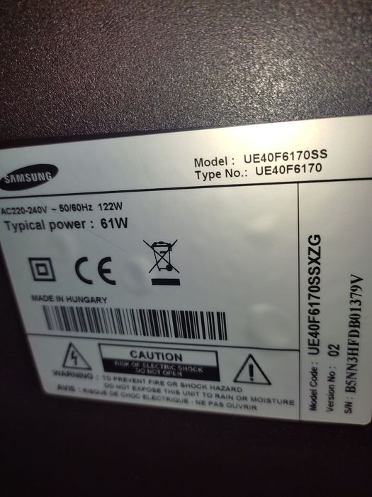 TV samsung 40 polegadas