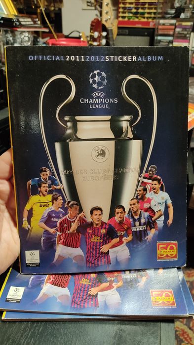 Caderneta Panini Champions League 2011/2012 vazia