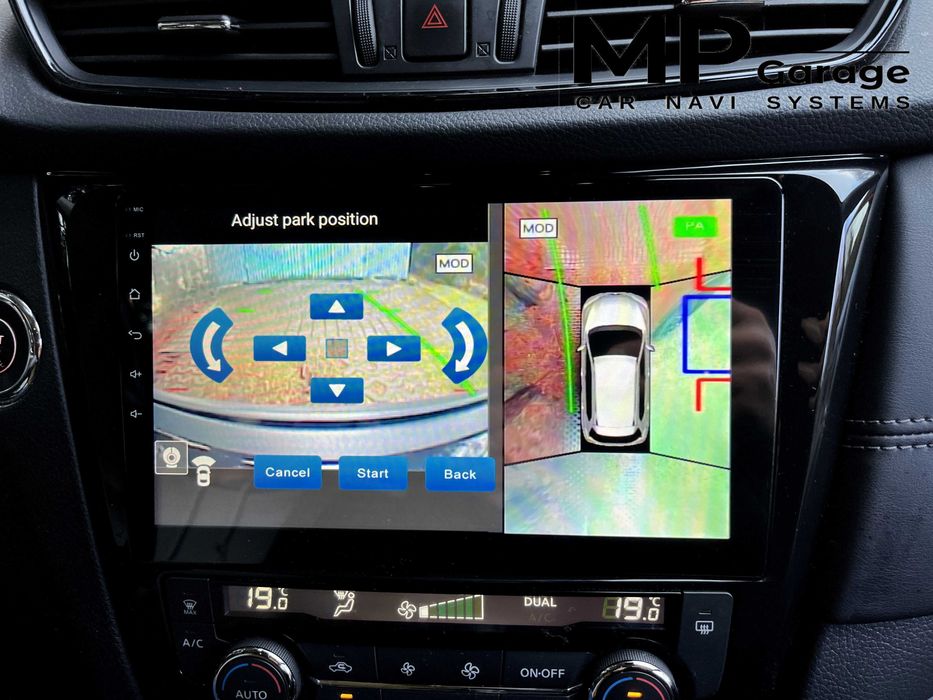 Nissan X-Trail/Qashqai Nawigacja Android11 Carplay/AndroidAuto 4G Qled