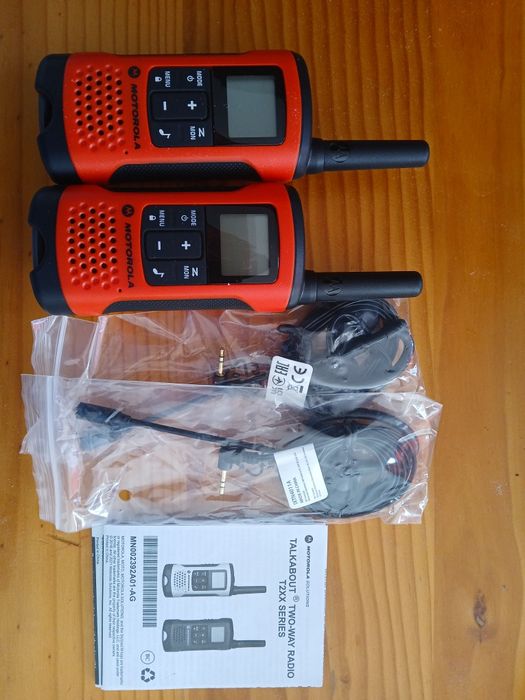 Walkie talkies novos, da marca motorola