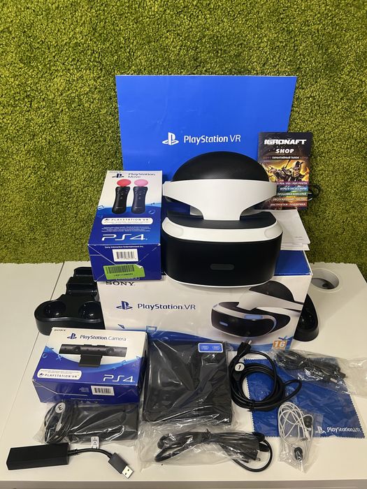 VR очки V1 от Sony для PS4 / PS 5 + Камера + Move + гарантия