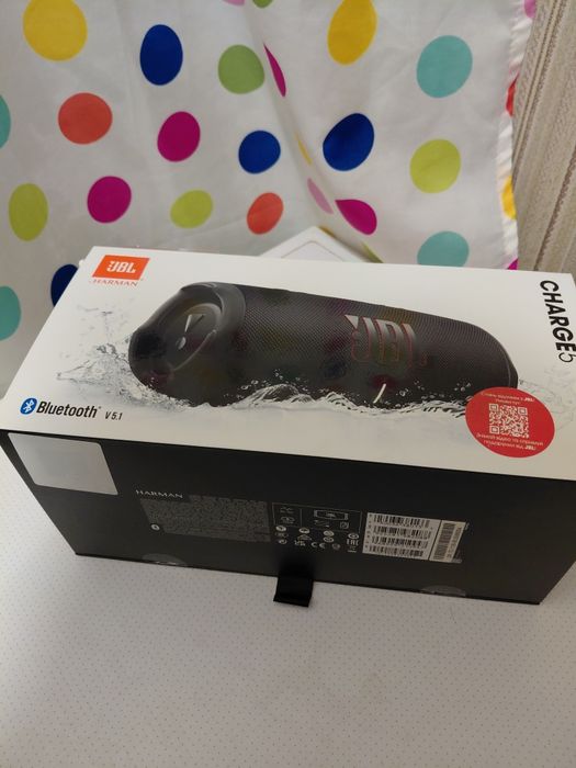 Акустична система JBL Charge 5 Black (CHARGE5BLK)