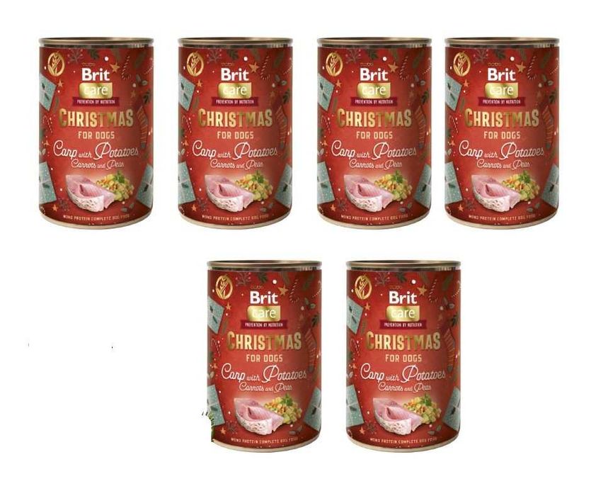 Brit Mono Protein Carp Christmas karp z ziemniakami 6 x 400g