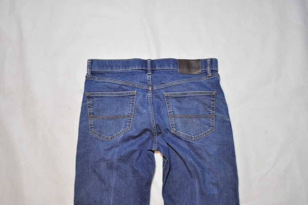 M&S WATER STORM L 92cm 34/29 wodoodporne spodnie jeansowe stretch s8v
