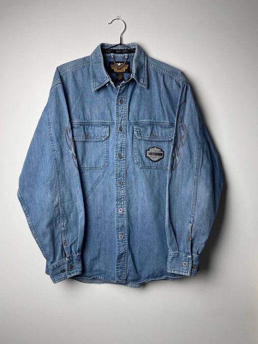 Джинсова сорочка Harley-Davidson оригінал