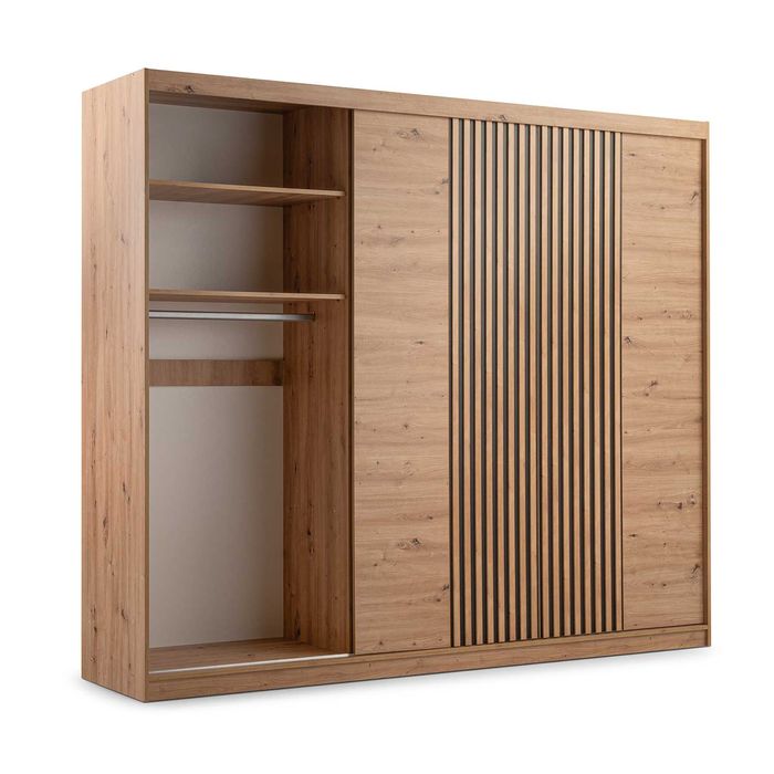 (szuflady,lustro,lamele,250x213x60) Szafa Majorka Darmowa dostawa