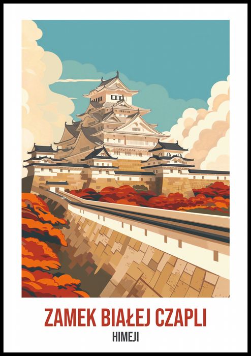 Plakat 70x100cm Zamek Białej Czapli