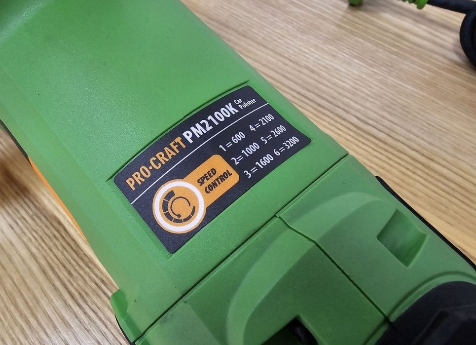 Полировальная машина шлифмашина Прокрафт Стабилизация об. Плавный пуск