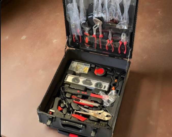 Набір інструментів wmc tools 408 шт., з трещоткою, в чемодані, новий.