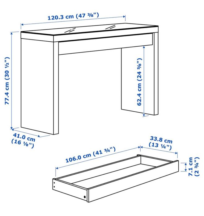 Toucador ou móvel para entrada