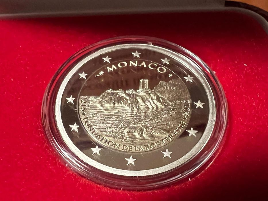 Moeda 2 euros Monaco 2015 Fortaleza