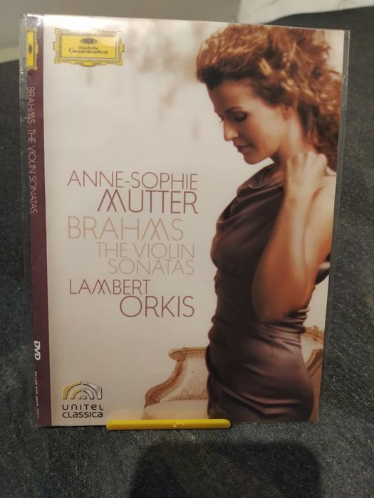 Płyta DVD CD Anne Sophie Mutter Brahms the violin sonatas lambert orki
