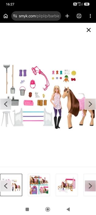 Barbie Stadnina Marzeń / Zestaw Stajnia MATTEL