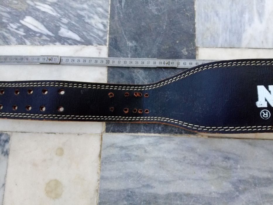 Cinto em cabedal van allen 118cm