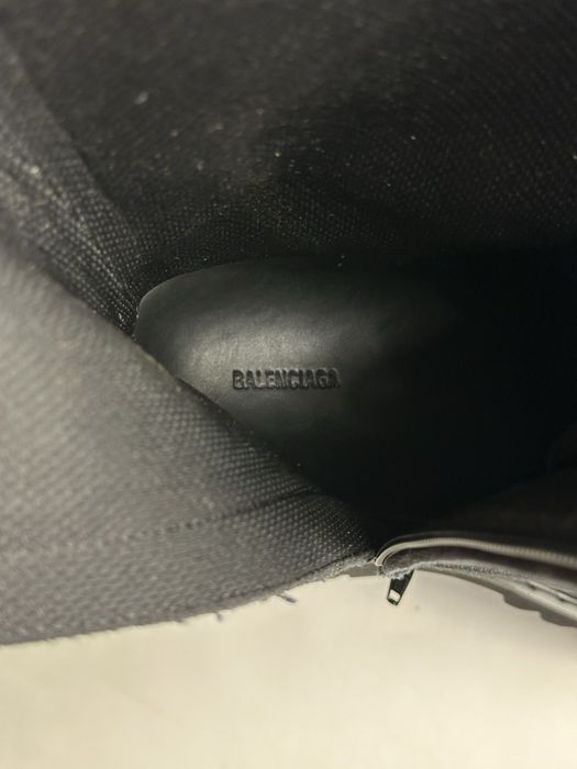 BALENCIAGA STOMPER BOOTS ботинки боты черные opium archive distressed