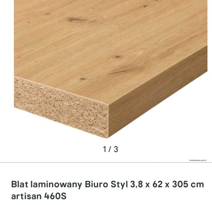 Blat laminowany artisan 460 s