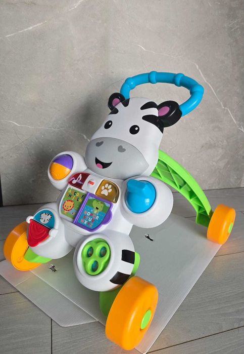 Fisher-Price Pchacz Zebra interaktywny chodzik