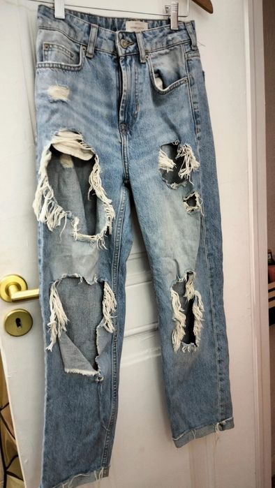 Conjunto de calças de ganga