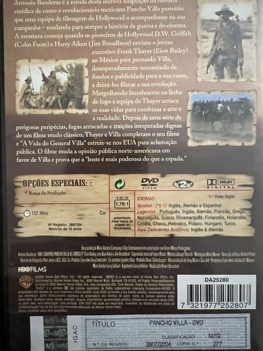 Pancho Villa com Antonio Banderas