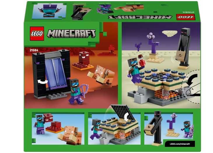 LEGO Minecraft 21584 Podróż przez portal Netheru i Kresu