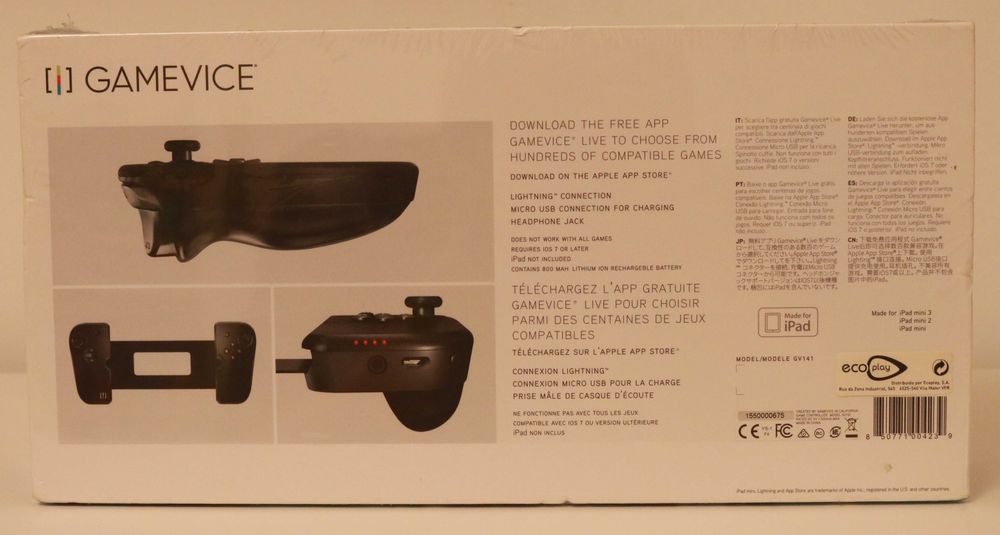 Controller | Gamepad - GAMEVICE - Ipad Mini 1*2*3* - New64584971466498121