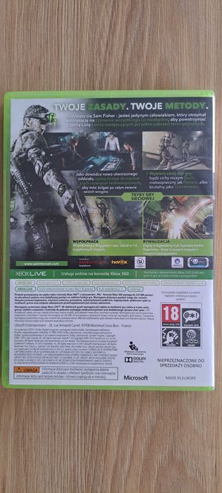 Tom Clancy's Splinter Cell Blacklist Xbox 360