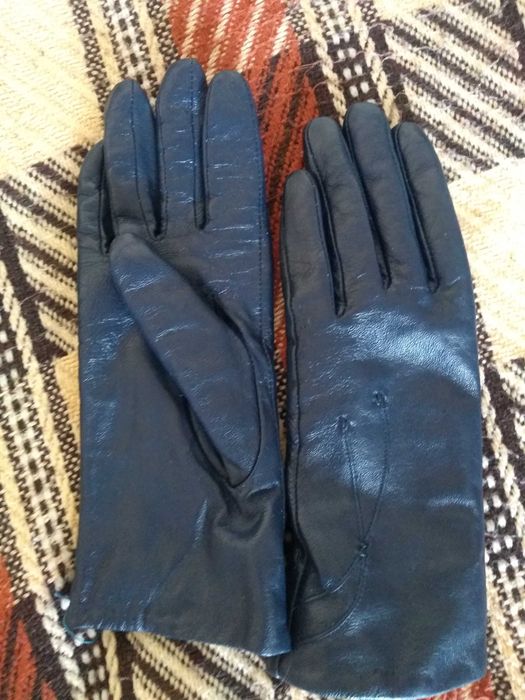 Skórzane rękawiczki damskie