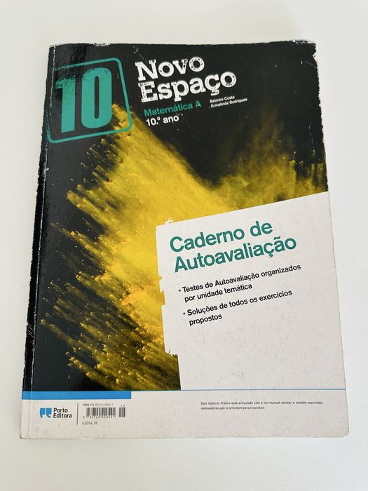 Caderno prático Matemática A “NOVO ESPAÇO” 10° ano