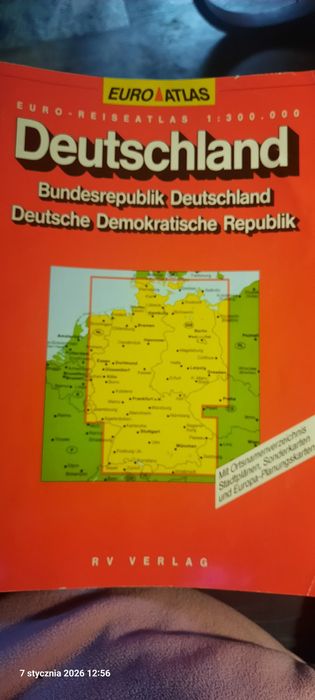 Mapa niemiecka atlas samochodowy