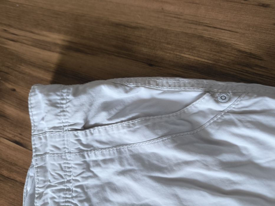 Esprit szorty męskie cargo W33 białe bawełna