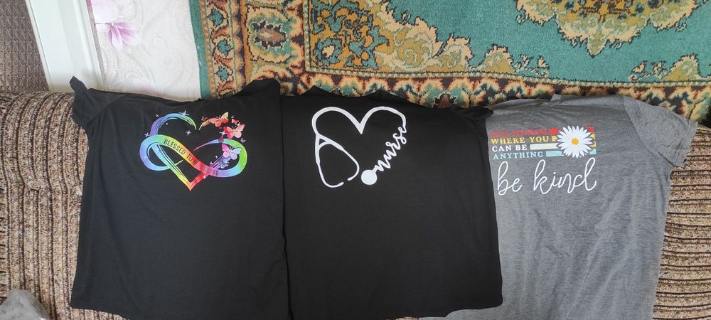 Жіноча футболка розмір 50-52 з принтом