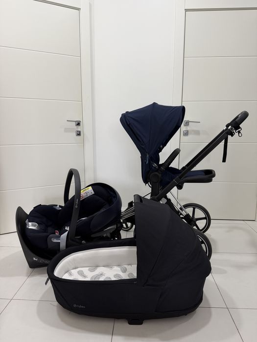 Коляска cybex priam (шассі, люлька, автокрісло, прошулянка)