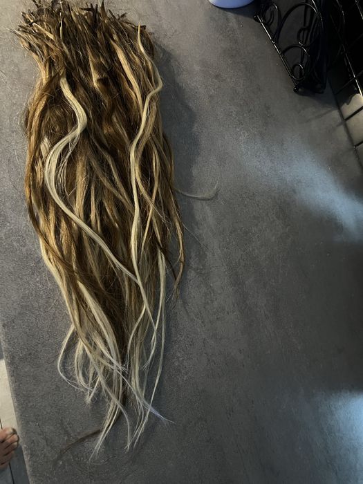 Włosy naturlne  używane 125g